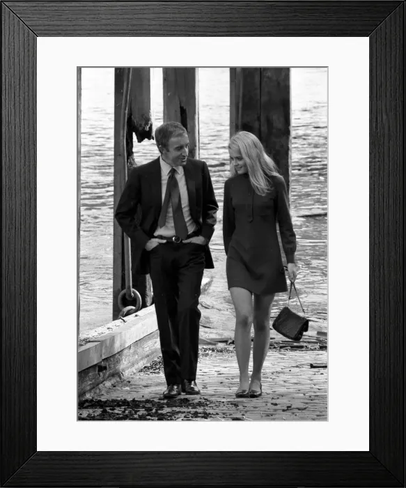 Framed Print : Peter Sellers with Sinead Cusak daughter of Cyril Cusak Framed Print : Peter Sellers with Sinead Cusak daughter of Cyril Cusak