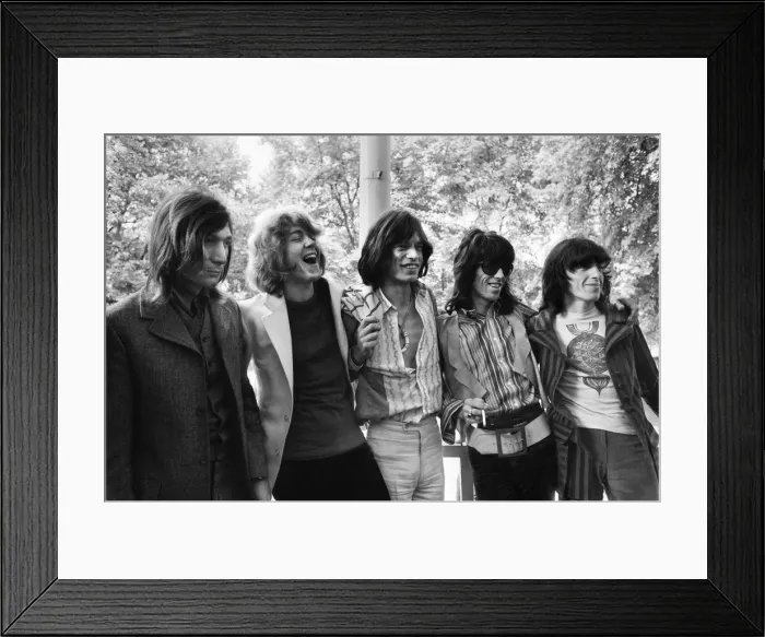 Framed Print : Rolling Stones : The photocall Introducing Mick Taylor (2nd Left Framed Print : Rolling Stones : The photocall Introducing Mick Taylor (2nd Left