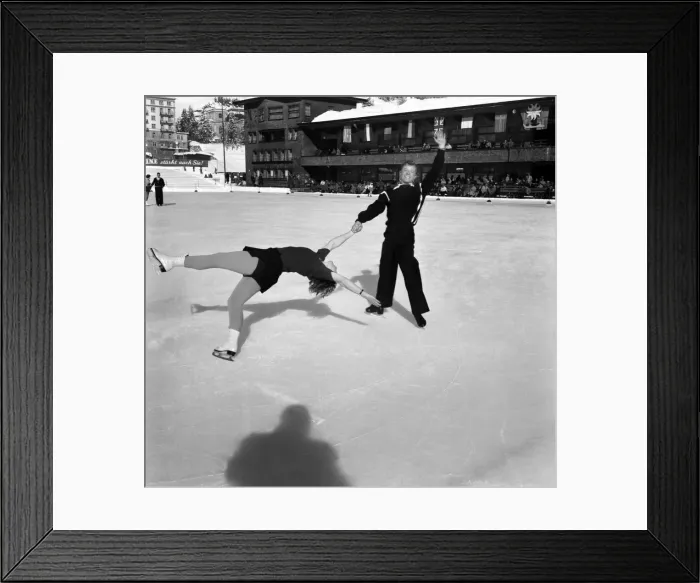Framed Print : The 1953 competitions for men, ladies, pair skating, and ice dancing took place Framed Print : The 1953 competitions for men, ladies, pair skating, and ice dancing took place