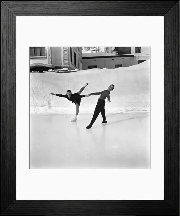 Framed Print : The 1953 competitions for men, ladies, pair skating, and ice dancing took place Framed Print : The 1953 competitions for men, ladies, pair skating, and ice dancing took place