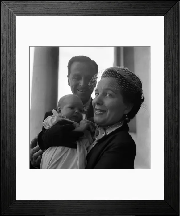 Framed Print : The christening of seven weeks old Louise Anna Corello, Daughter of singer John Corello Framed Print : The christening of seven weeks old Louise Anna Corello, Daughter of singer John Corello