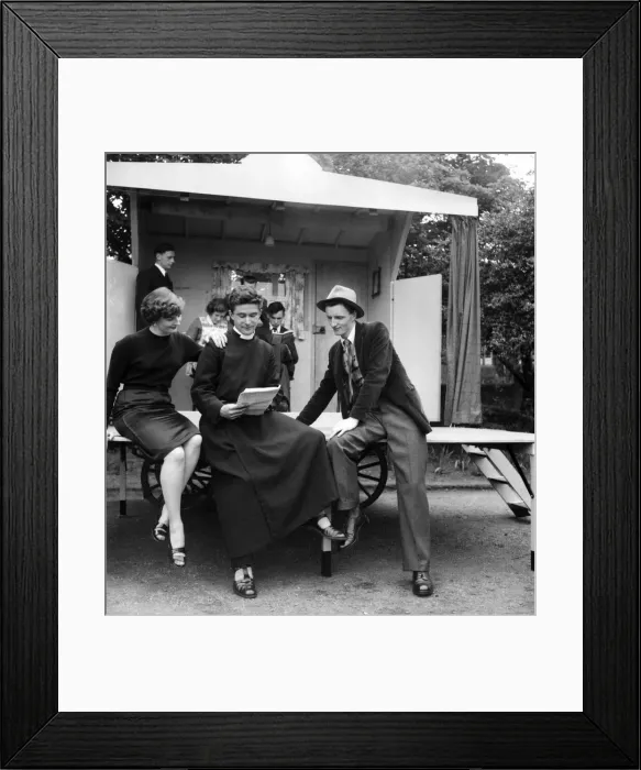 Framed Print : Religion : Plays : Entertainment. Curate Philip Turner, 27