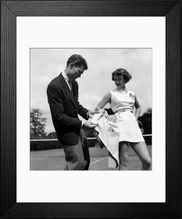 Framed Print : Sport Tennis. Miss Maria Weiss, Argentine Tennis Player. June 1953 D3183-003 Framed Print : Sport Tennis. Miss Maria Weiss, Argentine Tennis Player. June 1953 D3183-003