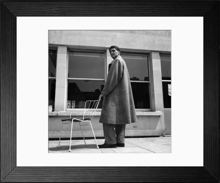 Framed Print : Clothing: Mens : Fashions. This Royal Acadamy of Dramatic Art student - one of five Framed Print : Clothing: Mens : Fashions. This Royal Acadamy of Dramatic Art student - one of five