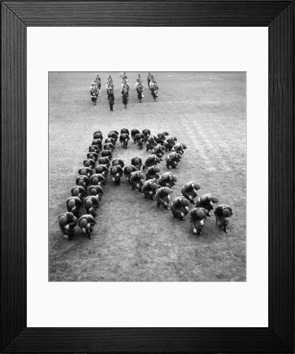 Framed Print : Girls of the three Services (WRNS, WRAC, WRAF) are being trained at Wilmslow for a