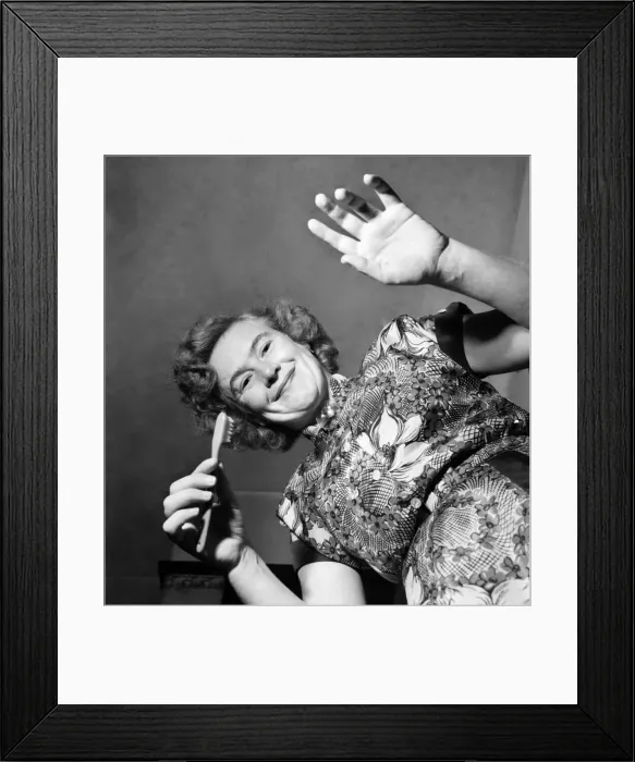 Framed Print : Marguerite Kent of Kingsdown Rd. Liverpool is to become the first dental hygienist in Framed Print : Marguerite Kent of Kingsdown Rd. Liverpool is to become the first dental hygienist in