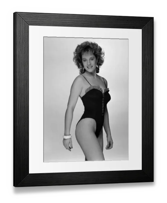 Framed Print : Clare Crawley Miss Sunday People Contest 1985