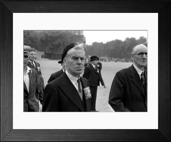 Framed Print : J. Young. V. C. October 1952 C4750-001 Local Caption Decorated War Veteran