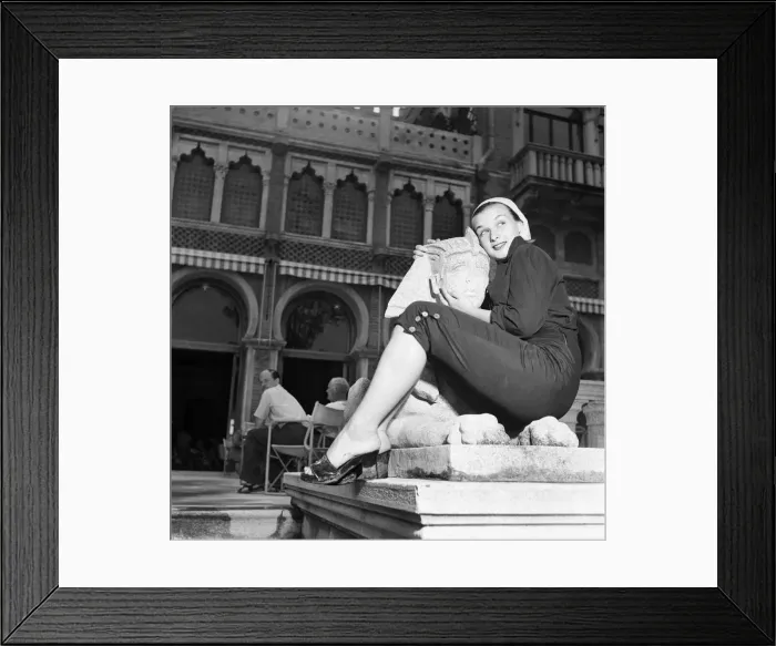 Framed Print : Venice Film Festival. Mariolina Bono. September 1952 C4464 Framed Print : Venice Film Festival. Mariolina Bono. September 1952 C4464