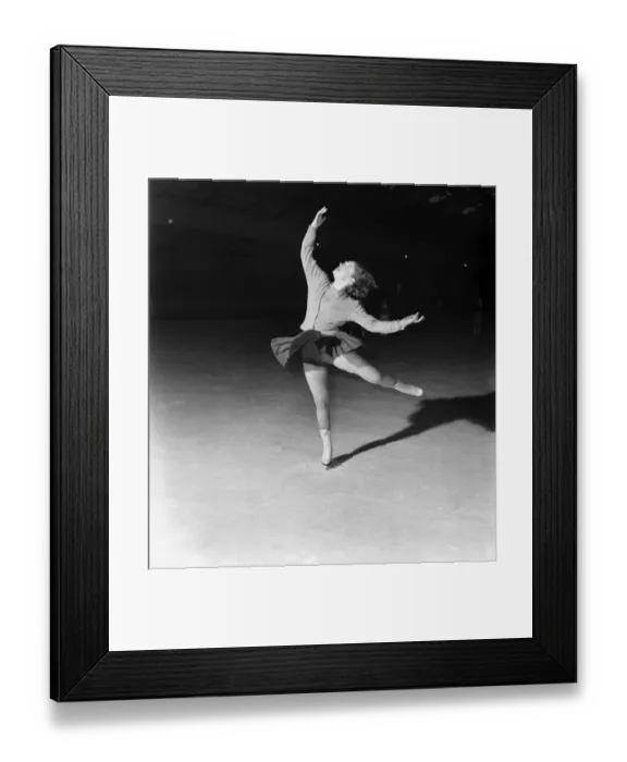 Framed Print : Under 21 Club. Sheila Dale - Skater. October 1952 C5049 Framed Print : Under 21 Club. Sheila Dale - Skater. October 1952 C5049