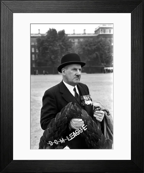 Framed Print : J. P. Huffam, V. C. October 1952 C4750-003 Local Caption Decorated War Veteran Framed Print : J. P. Huffam, V. C. October 1952 C4750-003 Local Caption Decorated War Veteran