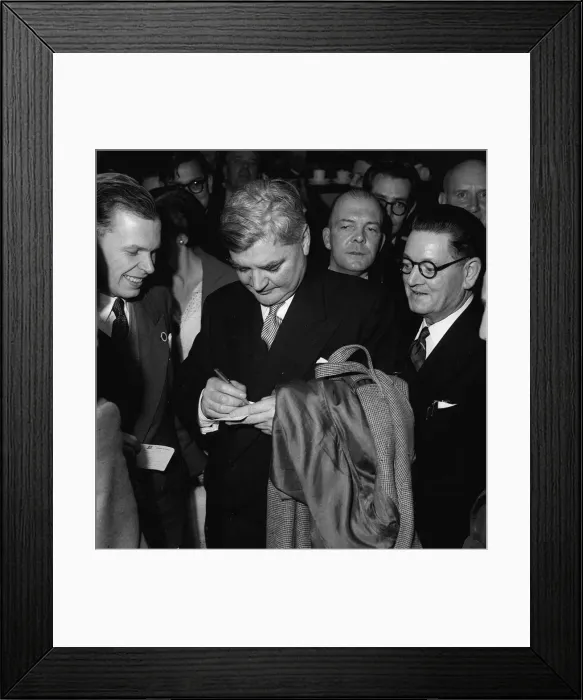 Framed Print : Y2K Aneurin Bevan at the 1952 Labour Party Conference 1952 Labour Conference Framed Print : Y2K Aneurin Bevan at the 1952 Labour Party Conference 1952 Labour Conference