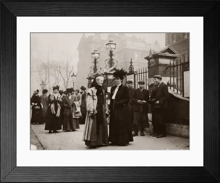 Framed Print : Mrs Charlotte Despard LEFT Suffragette Circa 1908 Despard became a member of Framed Print : Mrs Charlotte Despard LEFT Suffragette Circa 1908 Despard became a member of