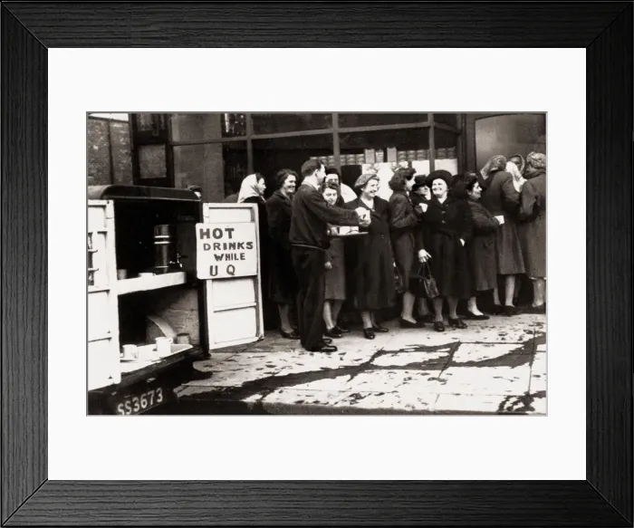 Framed Print : World War Two Rationing in Britain During the Second World War, (1939-45)