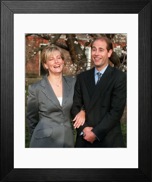 Framed Print : Prince Edward engagement 6th January 1999 Prince Edward Framed Print : Prince Edward engagement 6th January 1999 Prince Edward