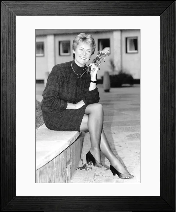Framed Print : Jill Dando Television Presenter December 1989 Pictured when the BBC announced she