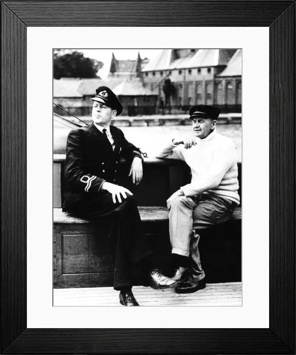 Framed Print : War 1939-45 Dunkirk Commander Charles Herbert Lightoller and his son Lieutenant F. R Framed Print : War 1939-45 Dunkirk Commander Charles Herbert Lightoller and his son Lieutenant F. R