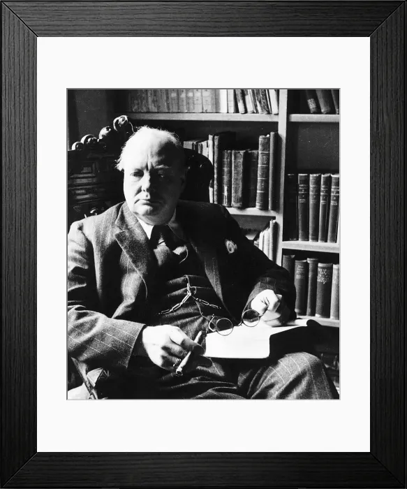 Framed Print : Winston Churchill MP member of the WW2 War Cabinet 1939 Framed Print : Winston Churchill MP member of the WW2 War Cabinet 1939