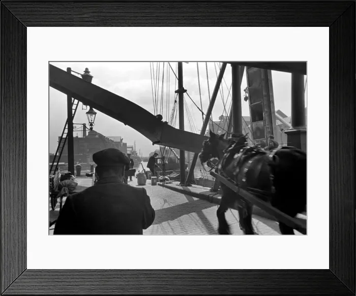Framed Print : General Scenes and Craftsmen in and around Yorkshire Taken by photographer Humphrey