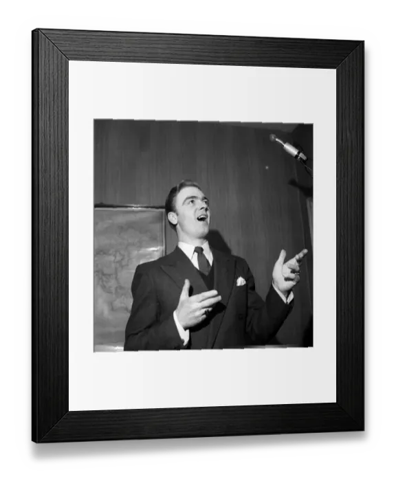 Framed Print : David whitfield singer. March 1953 D1280