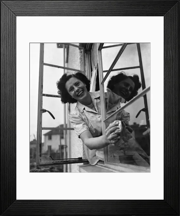 Framed Print : Mrs. Valerie Campball. Winner of the daily Mirror Fashion Framed Print : Mrs. Valerie Campball. Winner of the daily Mirror Fashion