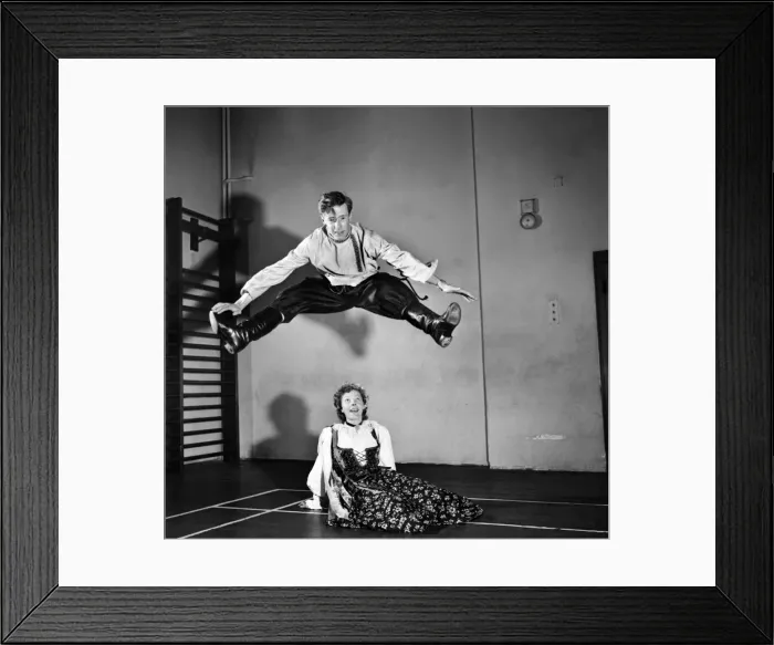 Framed Print : Russian Folk Dancers. April 1953 D1939 Framed Print : Russian Folk Dancers. April 1953 D1939