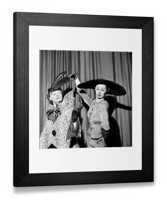 Framed Print : Moyra Fraser and Betty Marsden seen have in the Air on a Shoestring Framed Print : Moyra Fraser and Betty Marsden seen have in the Air on a Shoestring