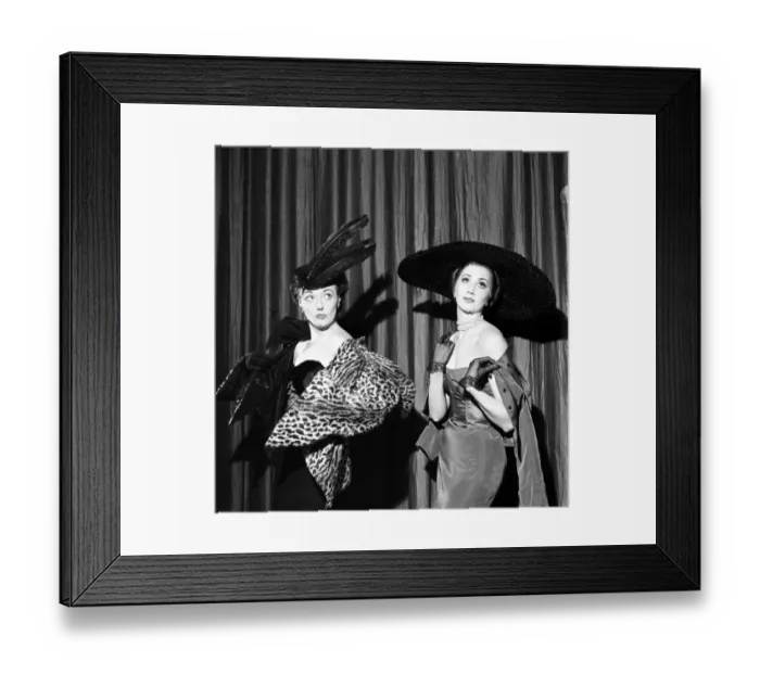 Framed Print : Moyra Fraser and Betty Marsden seen in Air on a Shoestring
