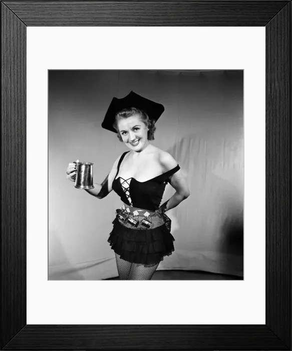 Framed Print : Lynne Bretonn, N  /  C. UTD. Pin-up'Girl. December 1952 C6323