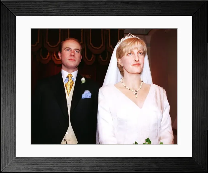 Framed Print : Madam Tussauds Waxworks June 1999 Prince Edward Earl of Wessex Sophie Rhys Framed Print : Madam Tussauds Waxworks June 1999 Prince Edward Earl of Wessex Sophie Rhys
