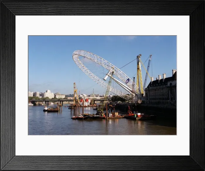 Framed Print : THE LONDON EYE MILLENNIUM FERRIS WHEEL October 1999 - 12pm The giant ferris Framed Print : THE LONDON EYE MILLENNIUM FERRIS WHEEL October 1999 - 12pm The giant ferris