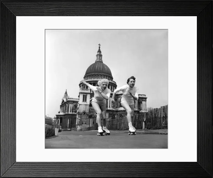 Framed Print : Patricia Barnett and Giselle Detrey. Find a novel way to comute between work and home Framed Print : Patricia Barnett and Giselle Detrey. Find a novel way to comute between work and home