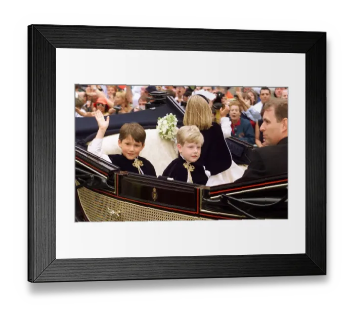 Framed Print : Prince Edward Royal Wedding 1999 Wedding of Sophie Rhys-Jones to Prince Edward
