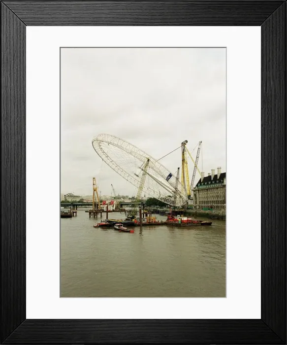 Framed Print : THE LONDON EYE MILLENNIUM FERRIS WHEEL October 1999 - 9 Framed Print : THE LONDON EYE MILLENNIUM FERRIS WHEEL October 1999 - 9