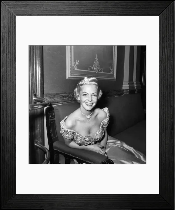 Framed Print : American actress Vivian Blaine. April 1953 D2158-002