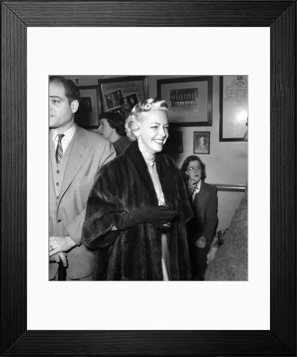 Framed Print : American actress Vivian Blaine. April 1953 D2158