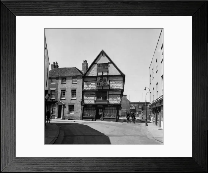 Framed Print : Interor of Canterbury Cathedral. May 1953 D2544-001 Framed Print : Interor of Canterbury Cathedral. May 1953 D2544-001
