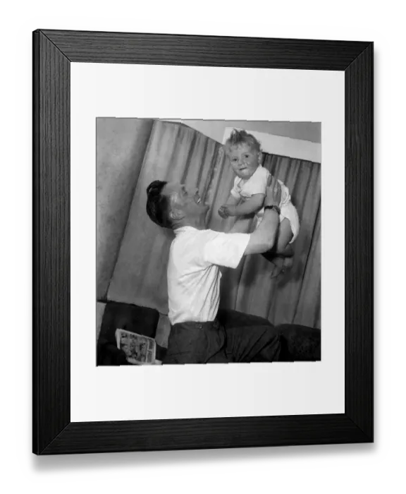 Framed Print : The Sunday Pictorial School for Fathers, where the training includes changing Nappies Framed Print : The Sunday Pictorial School for Fathers, where the training includes changing Nappies
