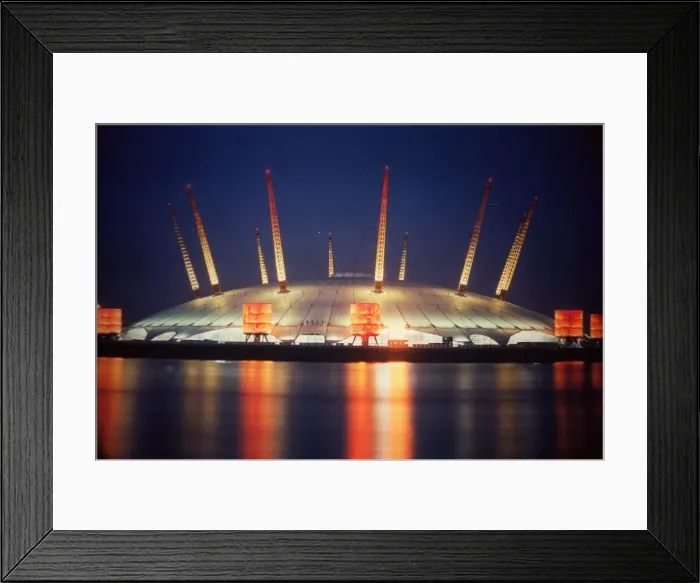 Framed Print : The Millennium Dome on Millennium Eve December 1999 Framed Print : The Millennium Dome on Millennium Eve December 1999