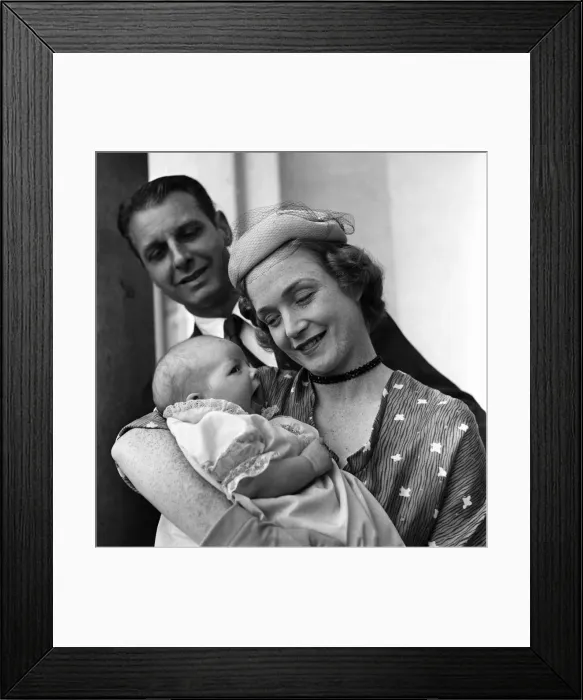 Framed Print : The christening of seven weeks old Louise Anna Corello, Daughter of singer John Corello Framed Print : The christening of seven weeks old Louise Anna Corello, Daughter of singer John Corello