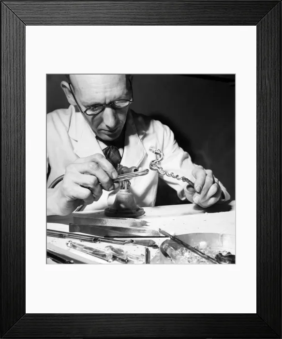 Framed Print : Mr. Swingwood, works with his father at Stourbridge and is one of the few Glass blowers Framed Print : Mr. Swingwood, works with his father at Stourbridge and is one of the few Glass blowers