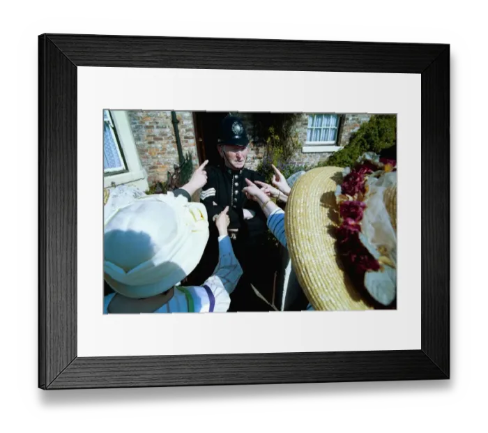 Framed Print : Harry Wlynne, chairman of the North-East Police History Society Framed Print : Harry Wlynne, chairman of the North-East Police History Society
