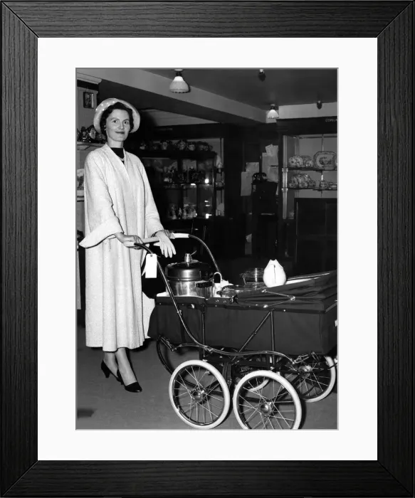 Framed Print : Mrs. Elizabeth Austin of Liverpool one of the contestants in the Perfect Housewife Framed Print : Mrs. Elizabeth Austin of Liverpool one of the contestants in the Perfect Housewife