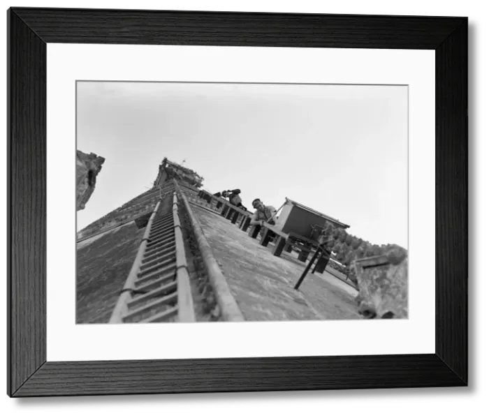 Framed Print : Salisbury Cathedral being repaired. 1950 2 / 6 / 1950 024356 / 8 Framed Print : Salisbury Cathedral being repaired. 1950 2 / 6 / 1950 024356 / 8