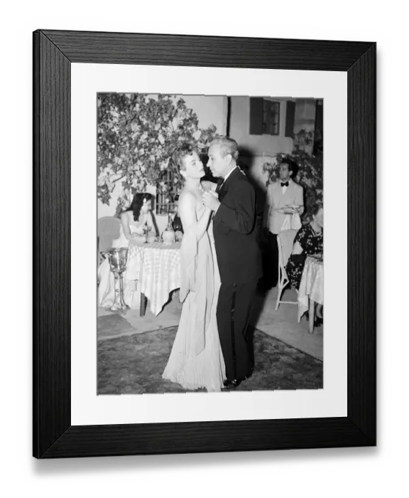 Framed Print : Film George Raft and Coleen gray in tango scene from film I