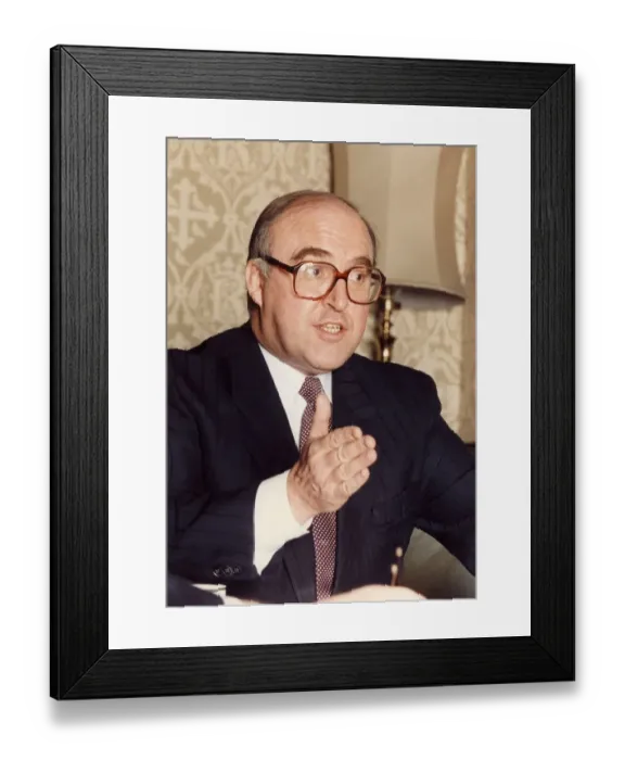 Framed Print : Labour Leader John Smith seen here in his office at the Palace of Westminster Framed Print : Labour Leader John Smith seen here in his office at the Palace of Westminster