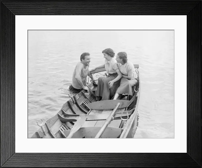 Framed Print : Tarzan swimming in London Serpentine. Lex Barker, 31 Framed Print : Tarzan swimming in London Serpentine. Lex Barker, 31