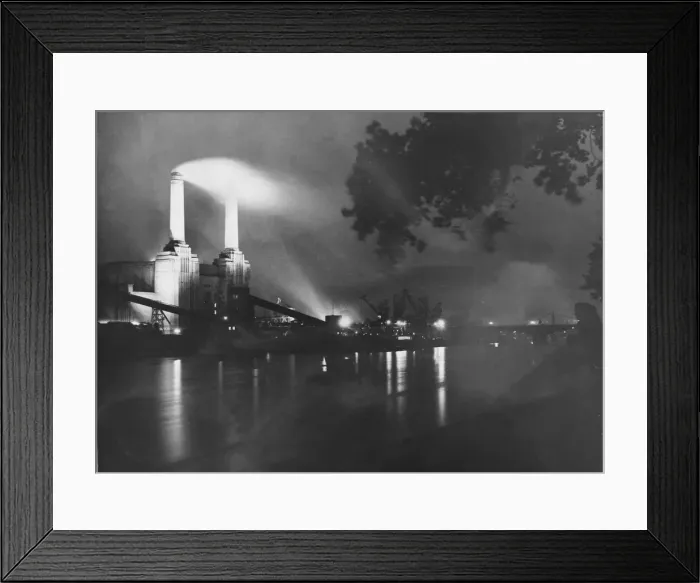 Framed Print : Battersea Power Station illuminated for World Power Conference, 17th July 1950 Framed Print : Battersea Power Station illuminated for World Power Conference, 17th July 1950