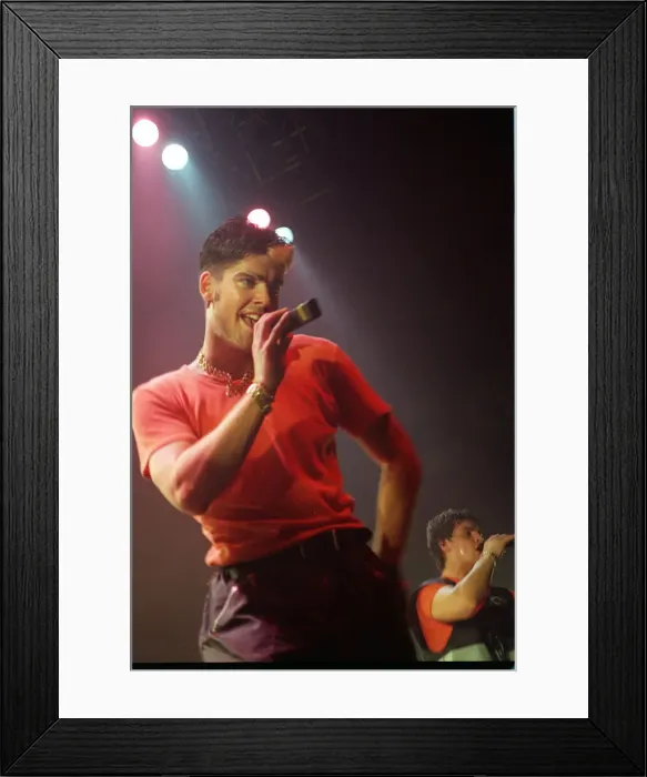 Framed Print : Boyzone singing during concert at SECC Glasgow Framed Print : Boyzone singing during concert at SECC Glasgow