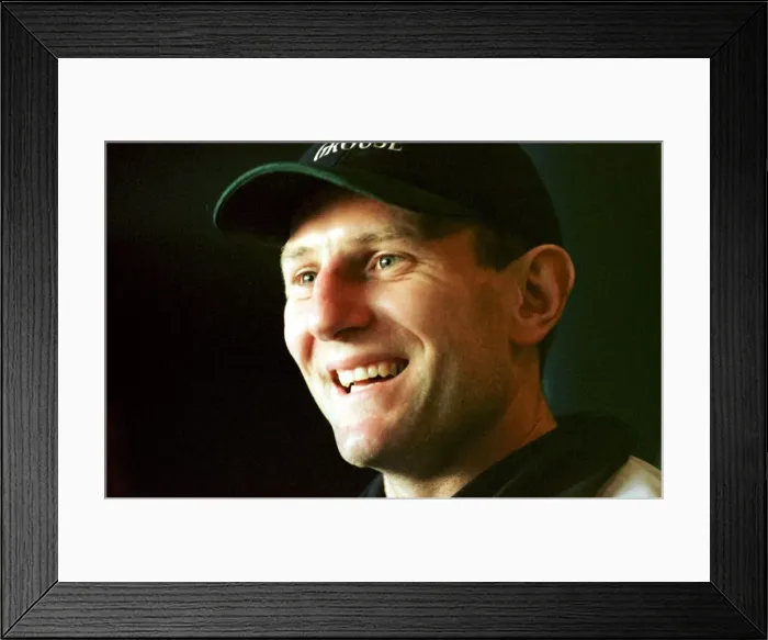 Framed Print : Gary Armstrong gave his view September 1999 At a formal press conference about Framed Print : Gary Armstrong gave his view September 1999 At a formal press conference about